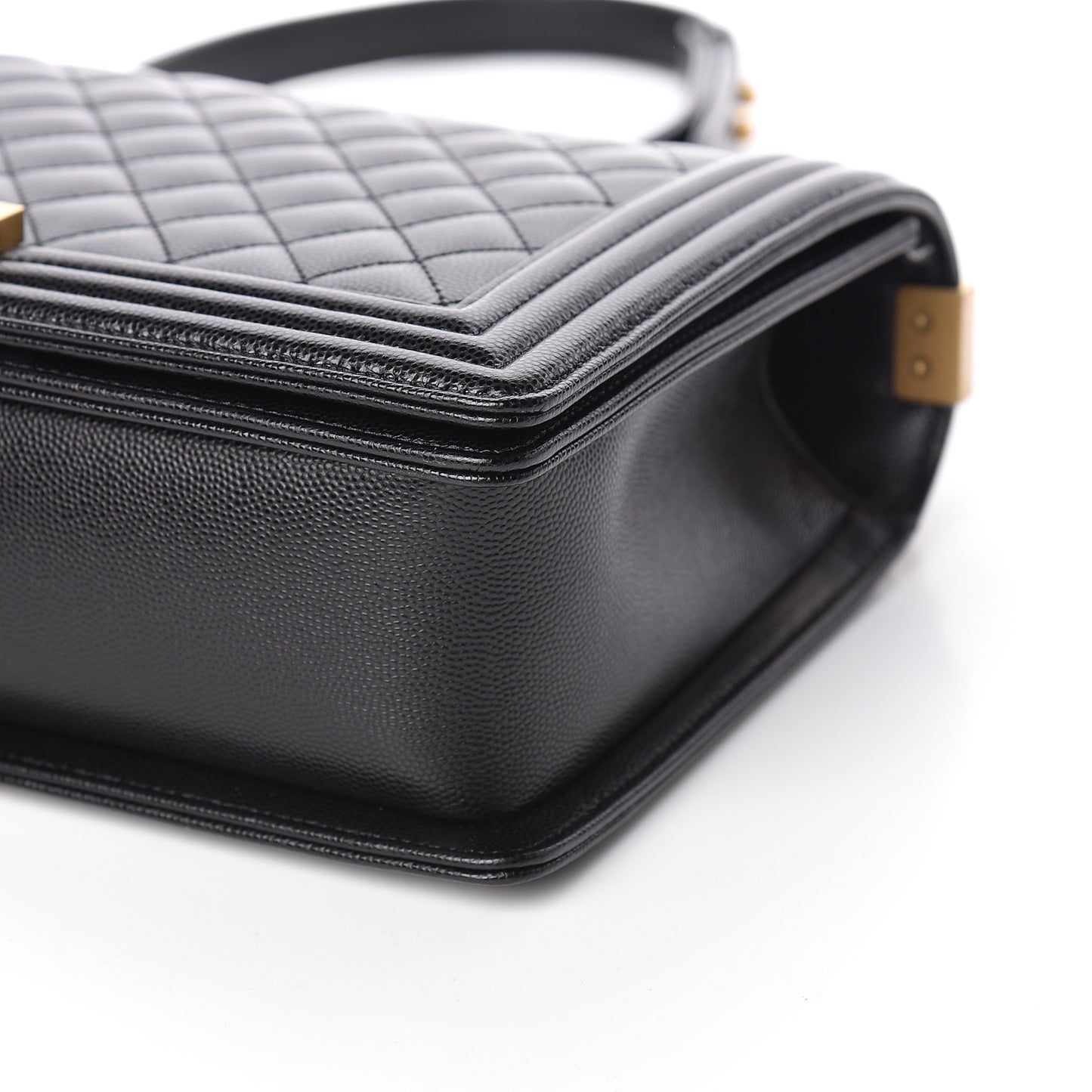 Caviar Quilted New Medium Boy Flap Black