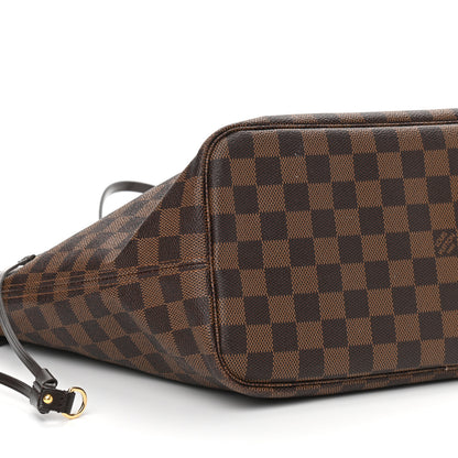 Louis Vuitton Damier Ebene Neo Neverfull MM Rose Ballerine 10 of 11