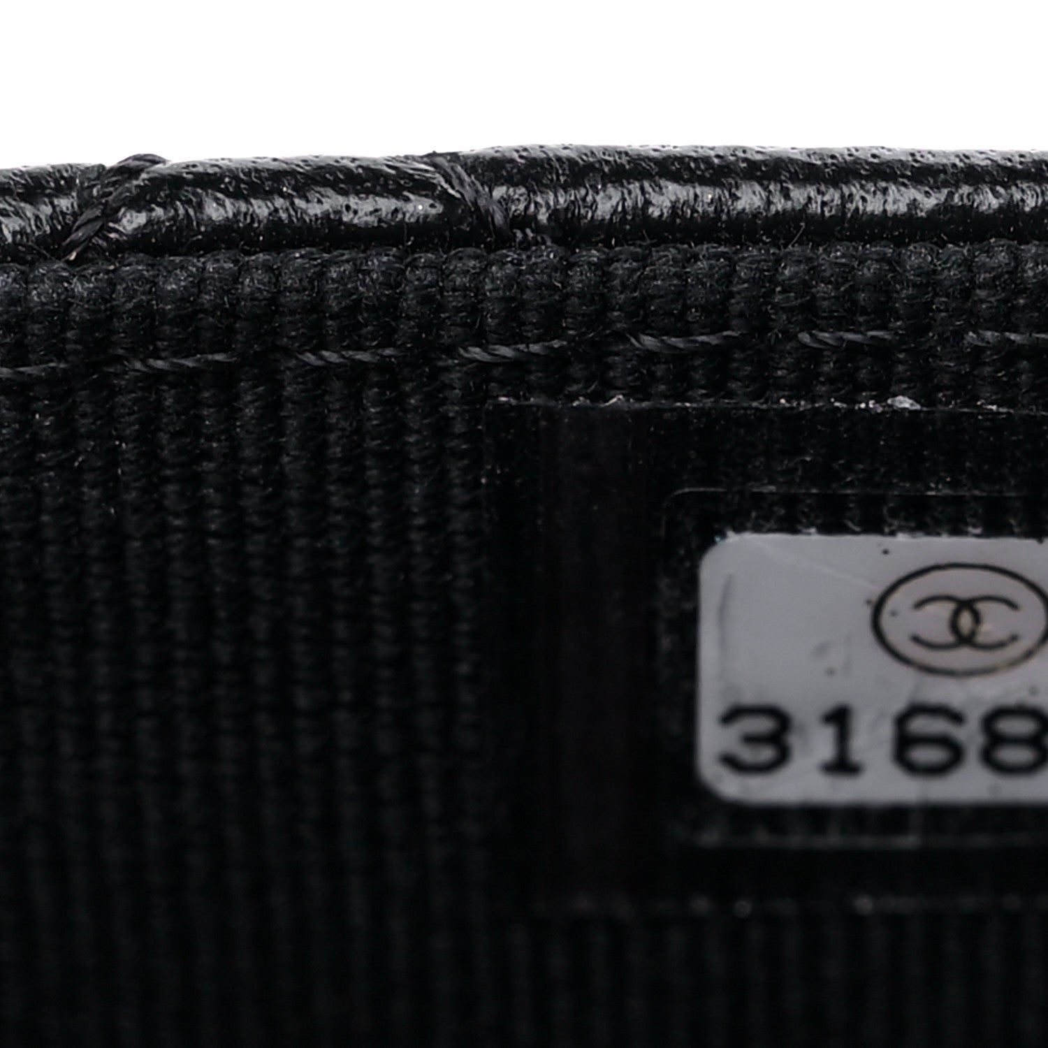 Chanel Lambskin Quilted Flap Card Holder Wallet Black 8 of 12