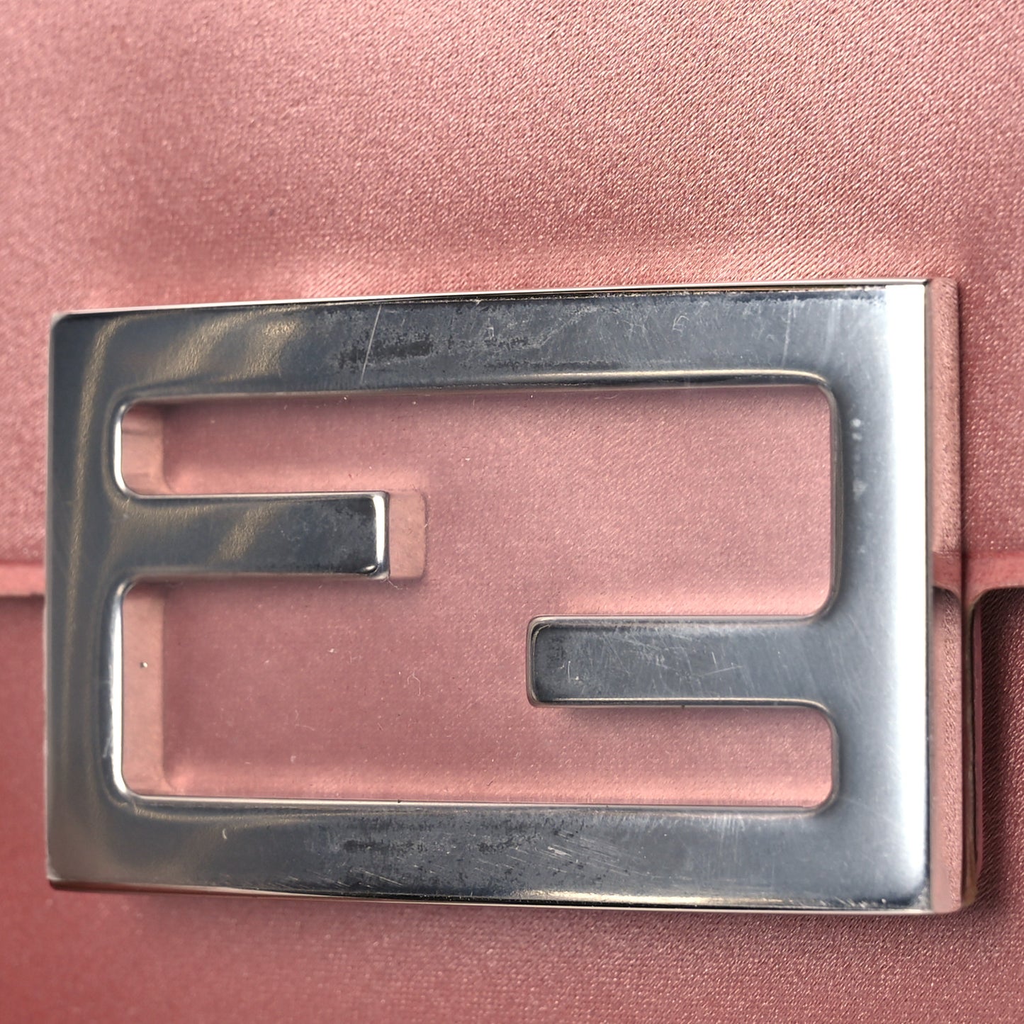 Silk Satin Phone Baguette Blush