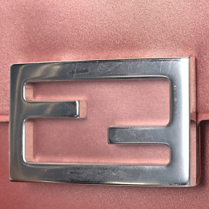 Fendi Silk Satin Phone Baguette Blush 12 of 16