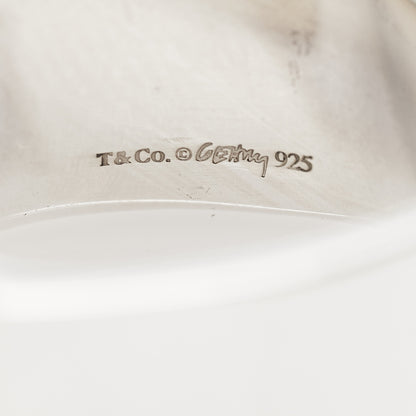 Tiffany Sterling Silver Frank Gehry Torque Wide Band Ring 55 7.25 4 of 4