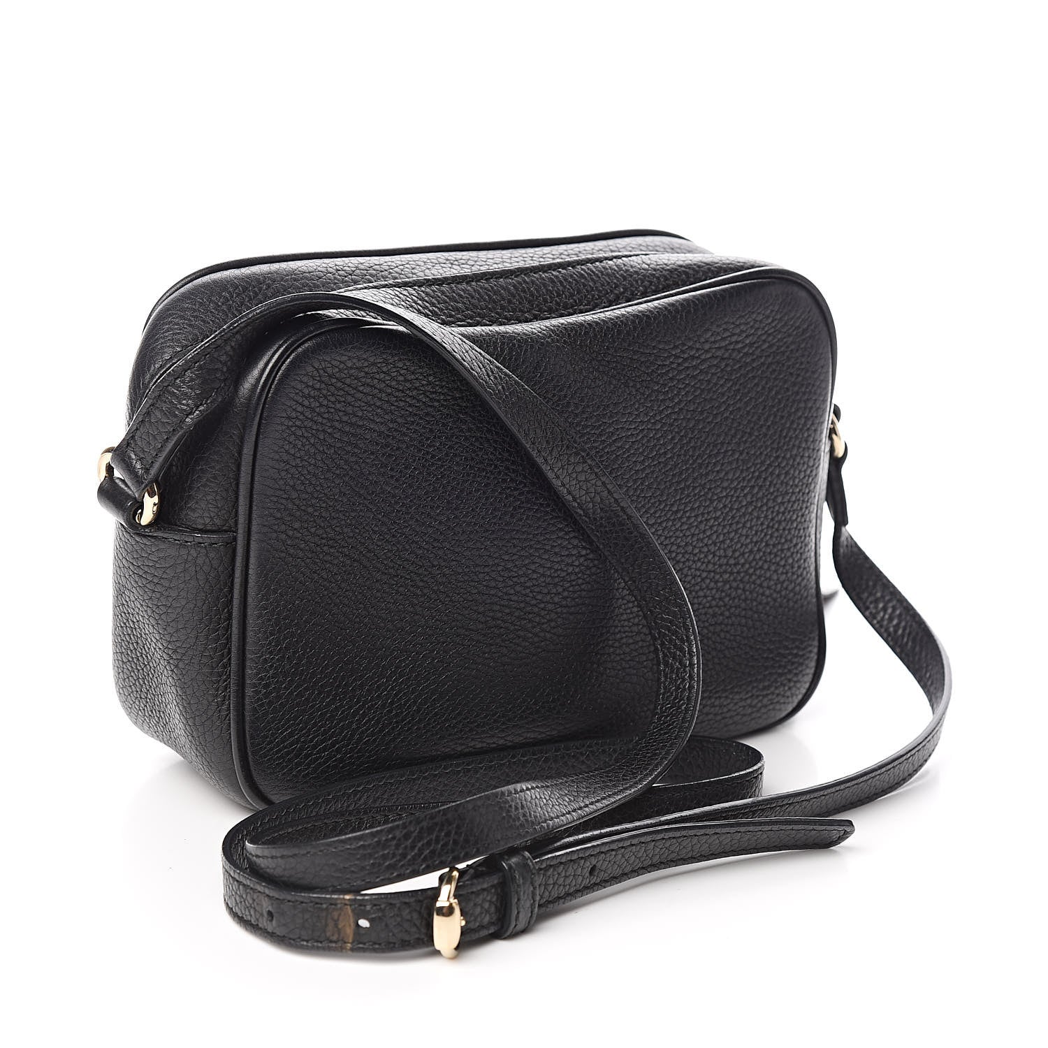 Gucci Pebbled Calfskin Small Soho Disco Bag Black 3 of 12