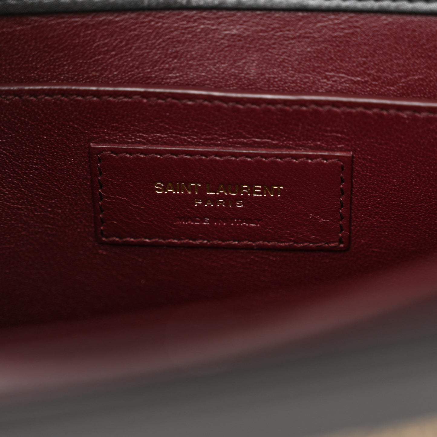 Smooth Calfskin Medium Classic Monogram Cassandra Top Handle Black Rouge Legion