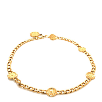 Chanel CC Medallion Chain Belt Gold 1 of 5
