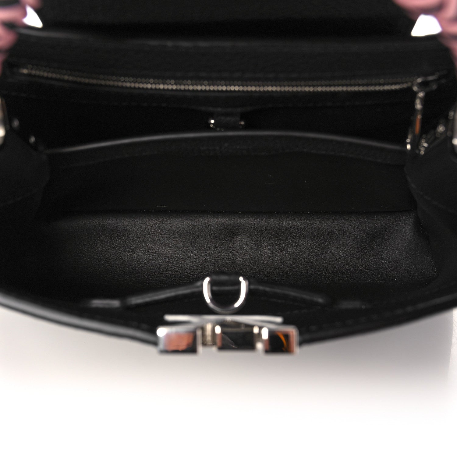 Louis Vuitton Taurillon Braided Capucines BB Black 4 of 9