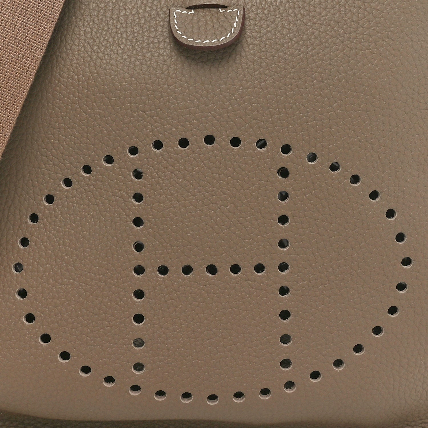 Hermes Taurillon Clemence Evelyne III PM Etoupe 8 of 10