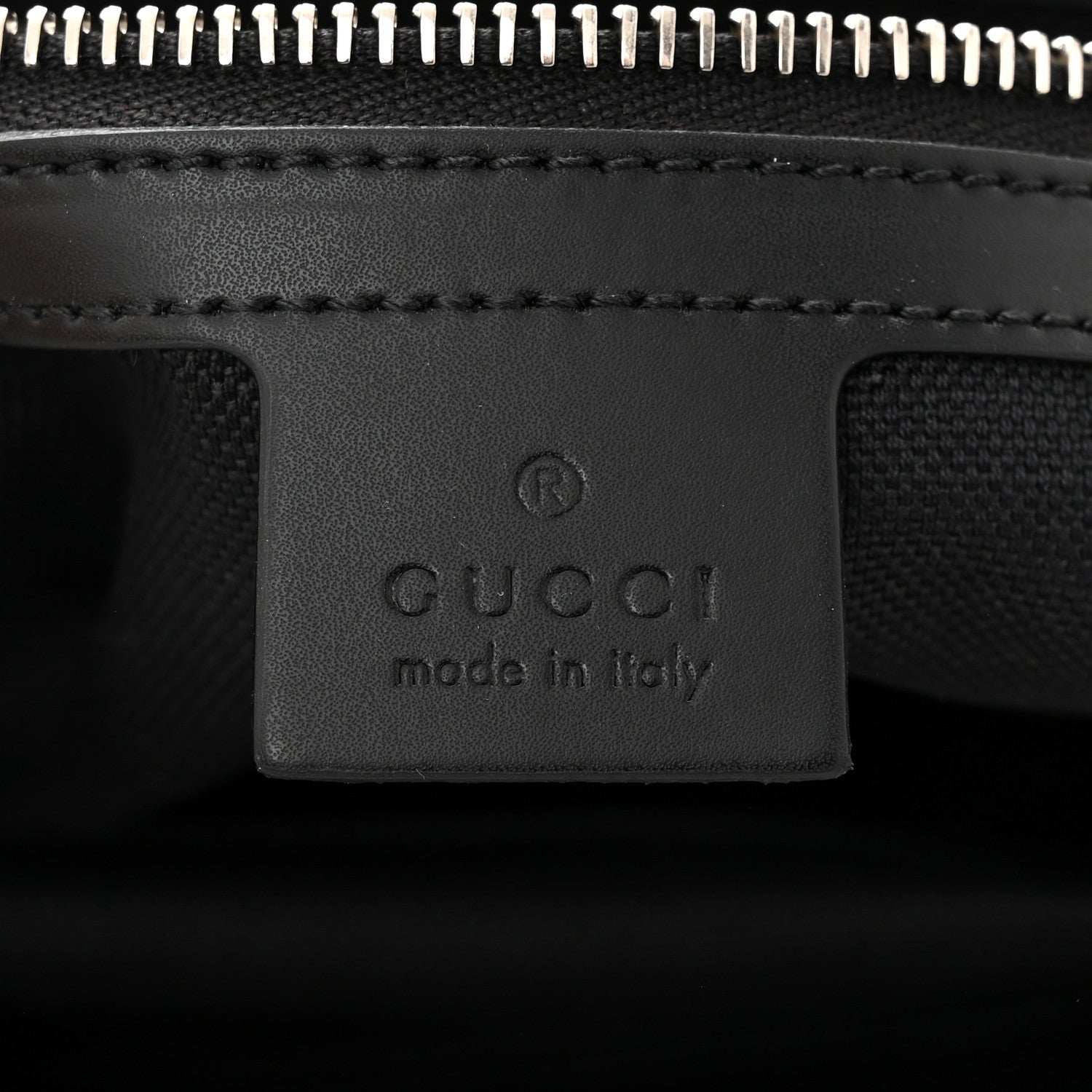 Gucci GG Supreme Monogram Appia Calfskin Web Flat Messenger Bag Black Grey 6 of 11