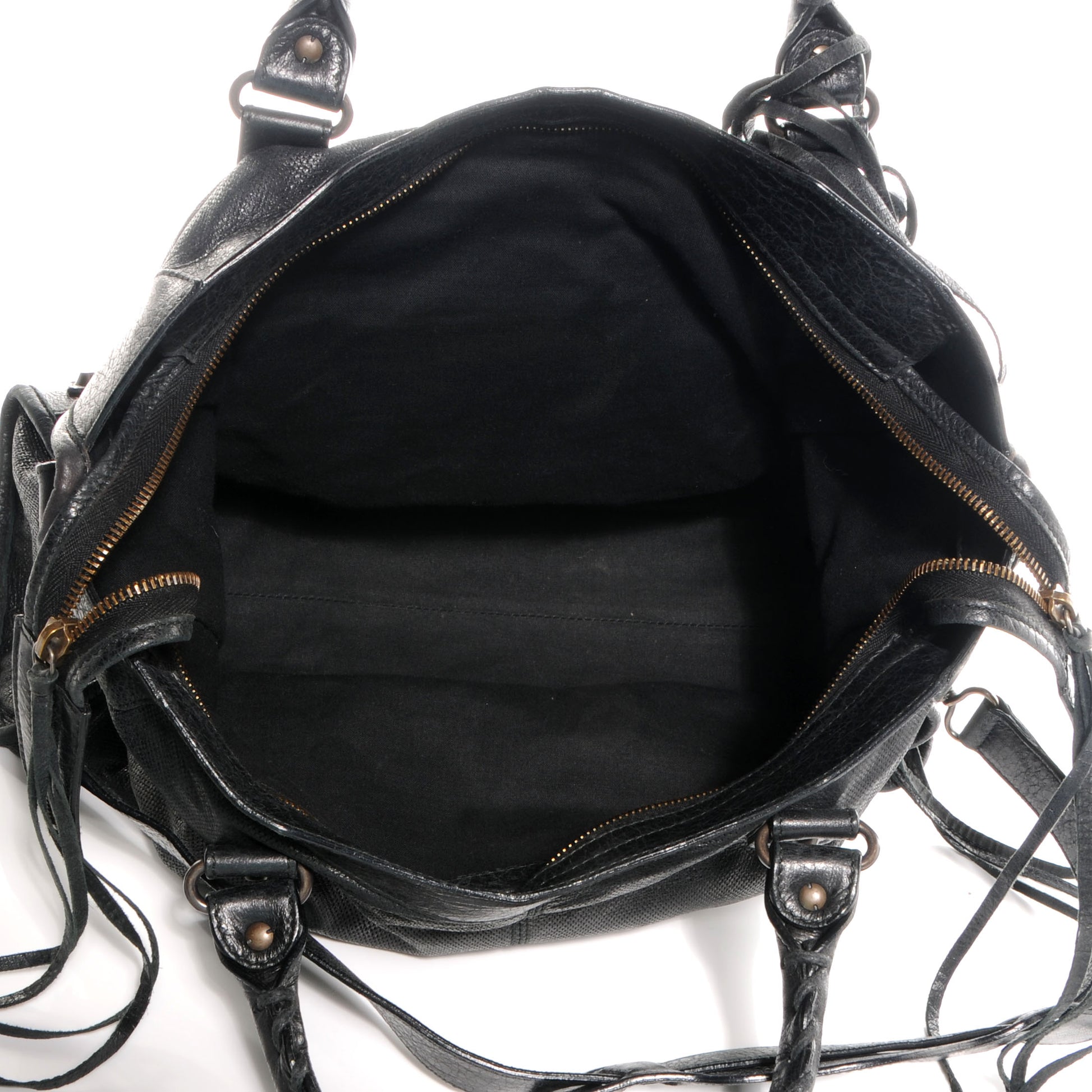 Balenciaga Agneau Perforated City Black 5 of 9