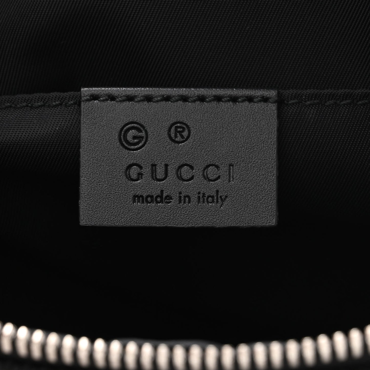Canvas Web Slim Belt Bag Black