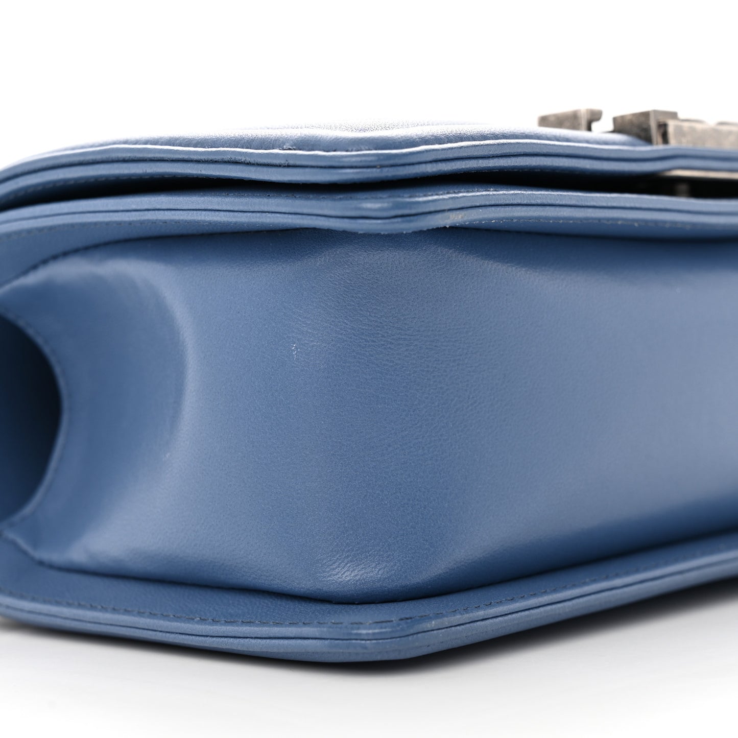 Galuchat Stingray Small Boy Flap Blue