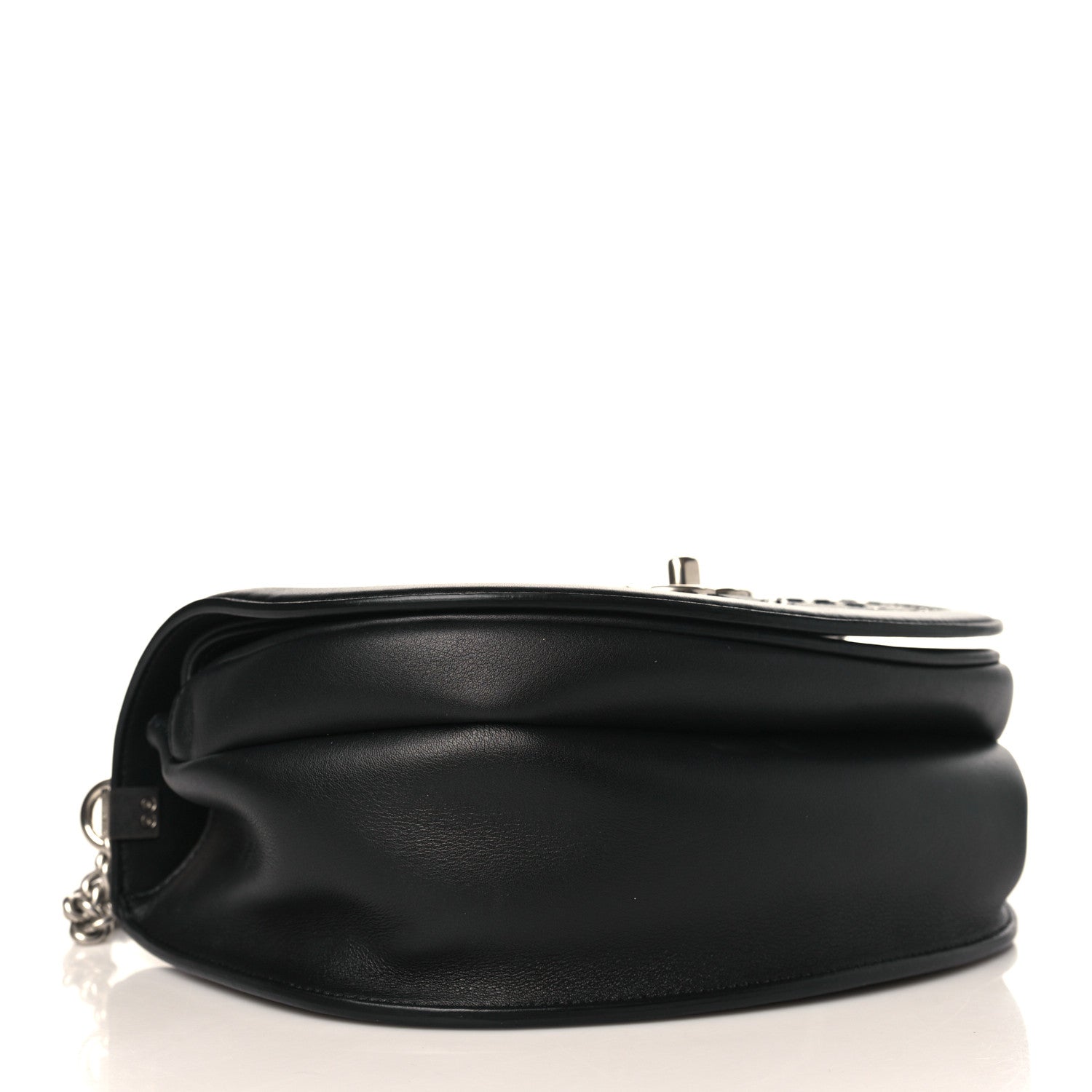 Chanel Calfskin Coco Eyelets Small Flap Bag Black 4 of 10