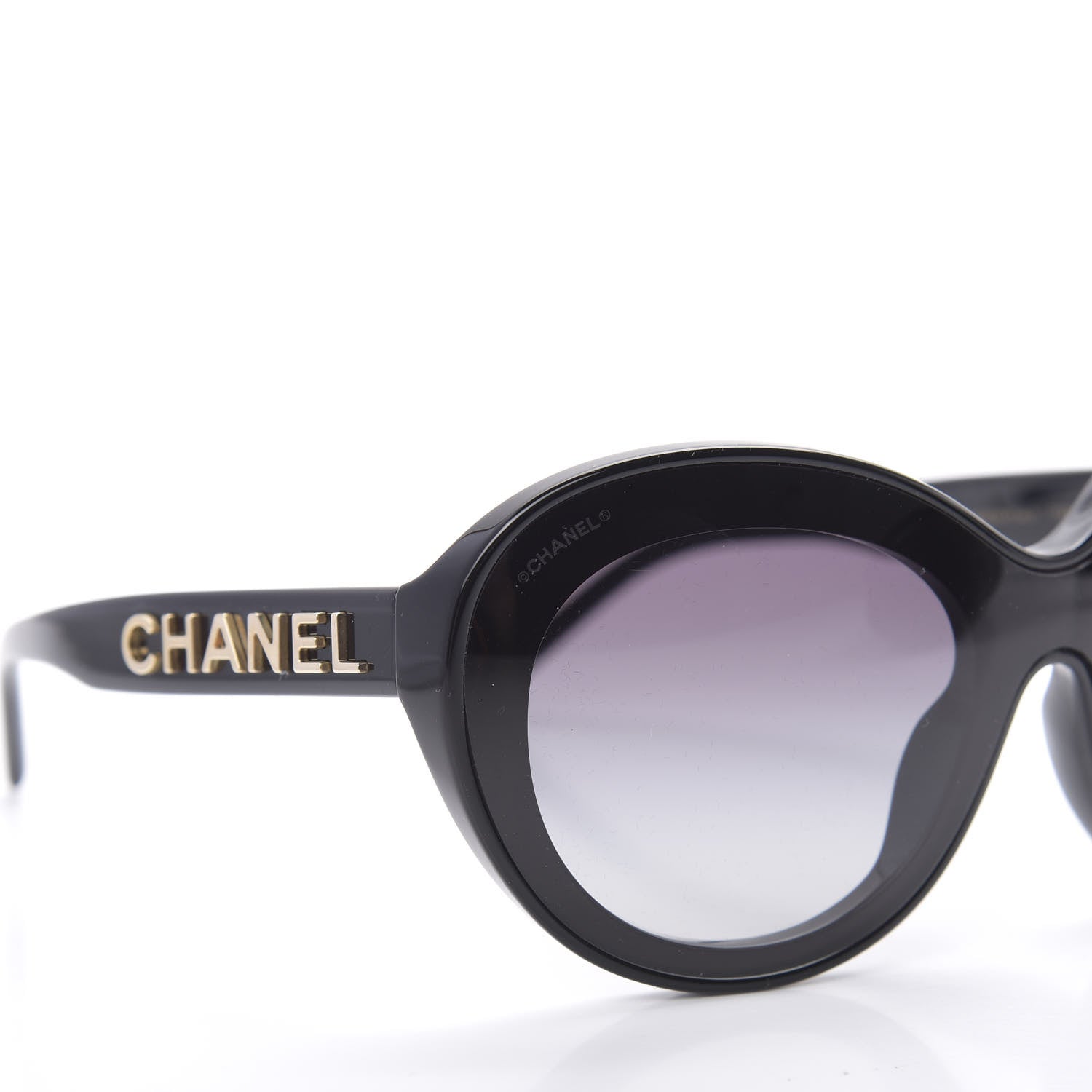 Chanel Shield Sunglasses 71281 Black 7 of 8