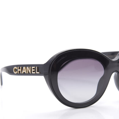 Chanel Shield Sunglasses 71281 Black 7 of 8