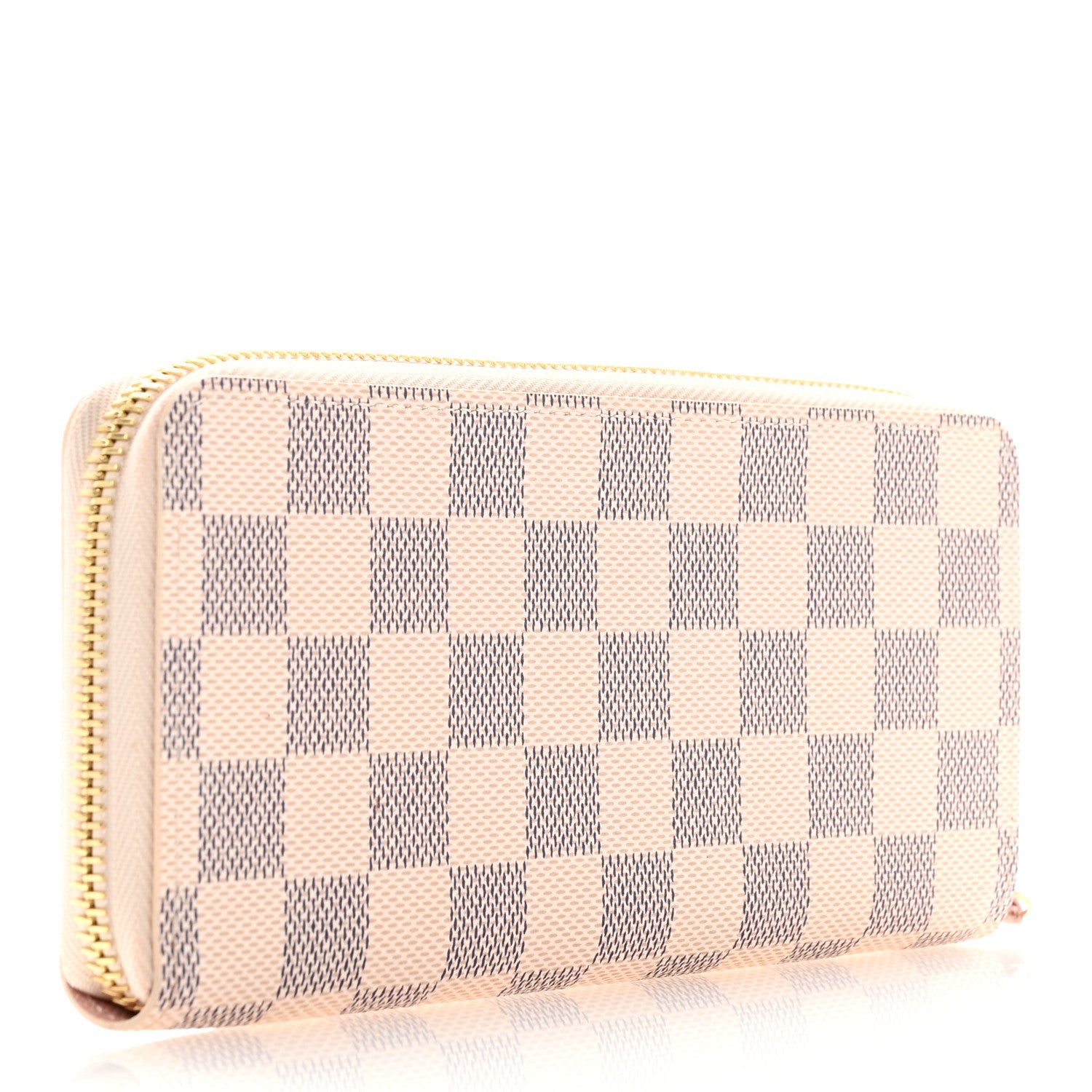 Louis Vuitton Damier Azur Clemence Wallet Rose Ballerine 3 of 6