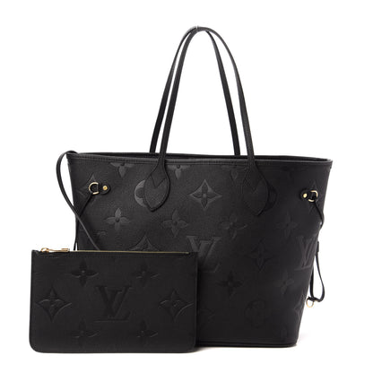 Louis Vuitton Empreinte Monogram Giant Neverfull MM Black 1 of 8