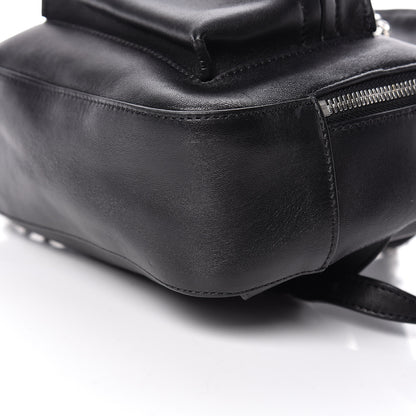 Versace Calfskin Mini Palazzo Medusa Chain Backpack Black 9 of 10