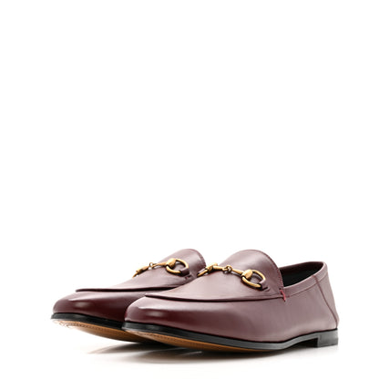 Gucci Lambskin Womens Brixton Horsebit Loafers 36.5 Vintage Bordeaux 7 of 20