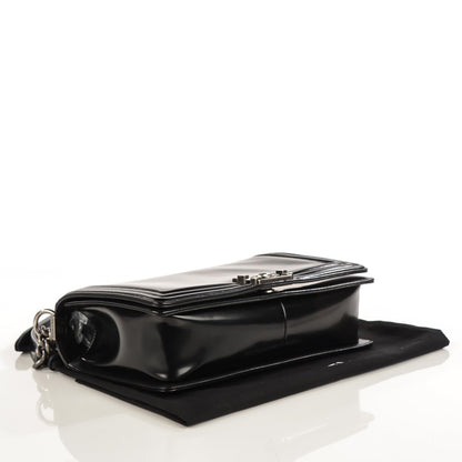 Chanel Glazed Calfskin Medium Boy Flap Black 4 of 8