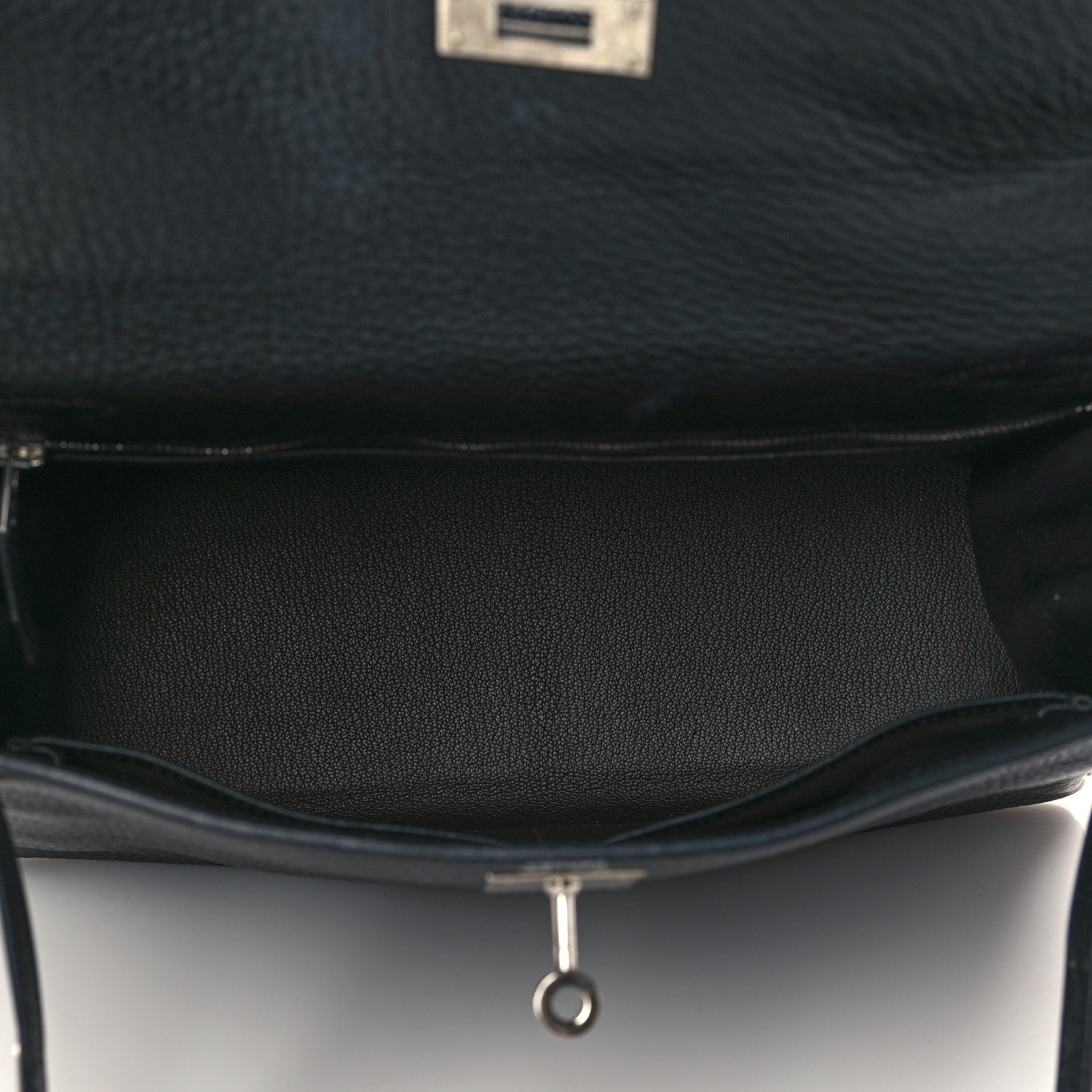 Hermes Taurillon Clemence Kelly Retourne 28 Black 4 of 8