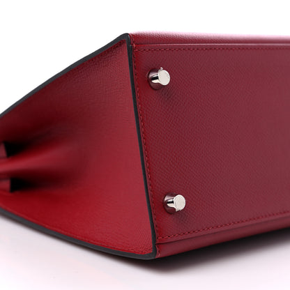 Hermes Epsom Kelly Sellier 28 Rouge Grenat 8 of 9