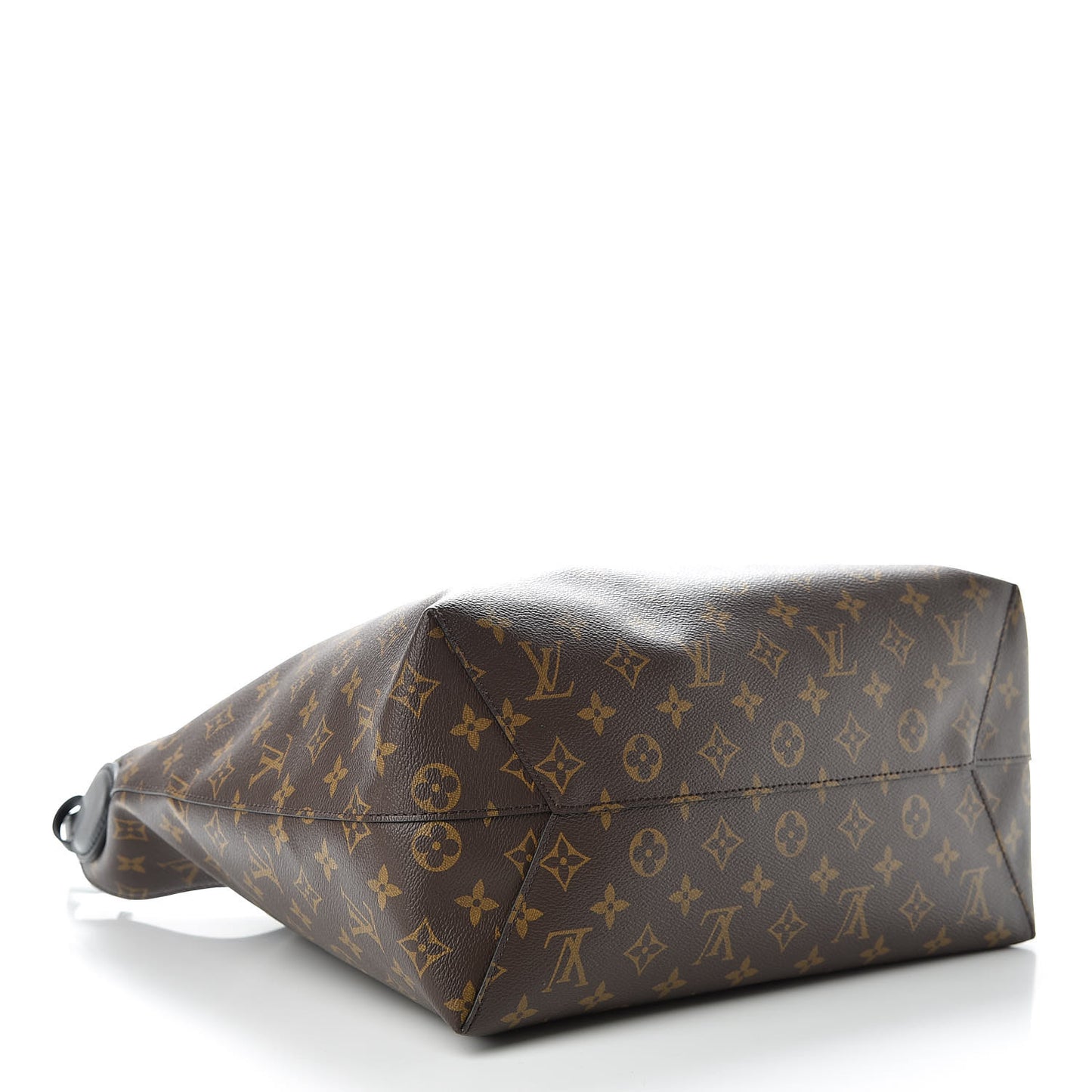 Monogram Flower Hobo Black