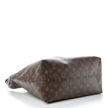 Louis Vuitton Monogram Flower Hobo Black 5 of 13