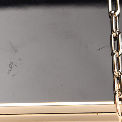 Valentino Garavani Metal Crystal VLTN Chain Clutch Black 12 of 14