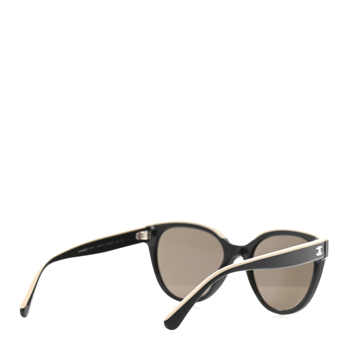 Acetate CC Butterfly Sunglasses 5414 Black Beige