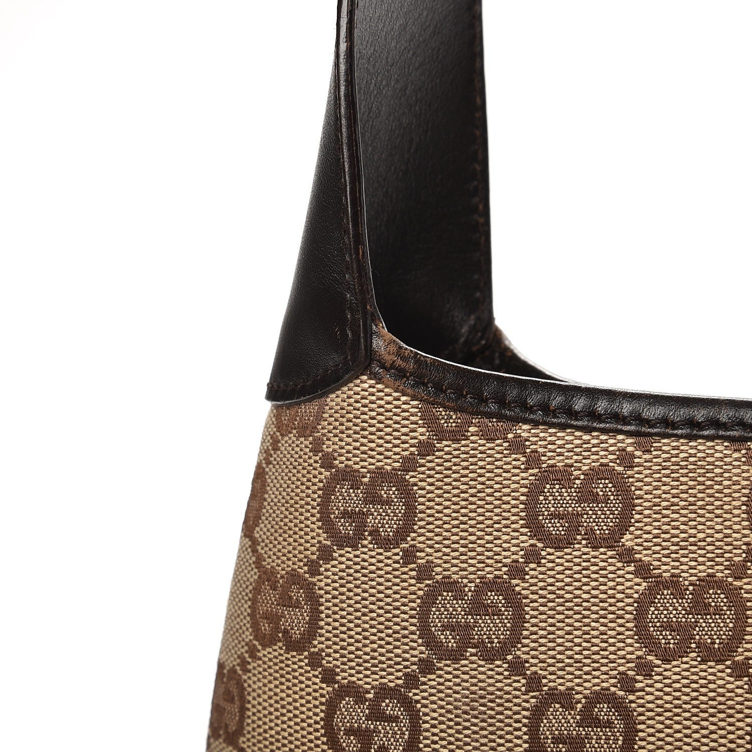 Gucci Monogram Web Small Jackie O Hobo Dark Brown 13 of 15