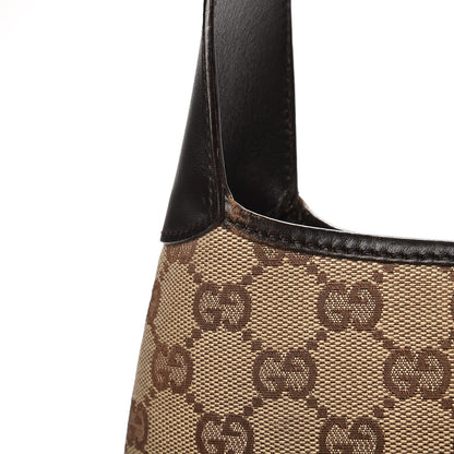Gucci Monogram Web Small Jackie O Hobo Dark Brown 13 of 15