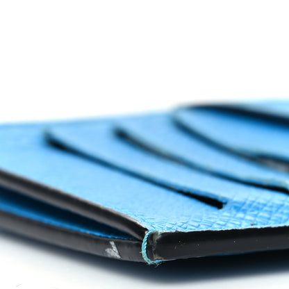 Louis Vuitton Taigarama Coin Card Holder Blue Lagoon 8 of 11