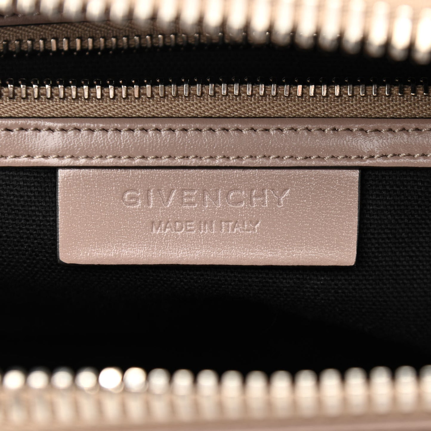 Shiny Lord Calfskin Small Antigona Linen