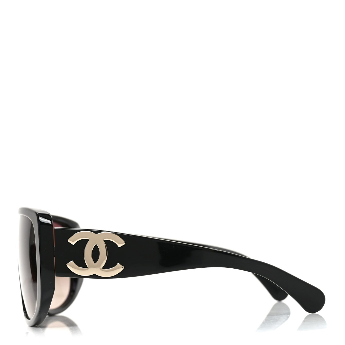 Acetate Shield Sunglasses 5495A Black
