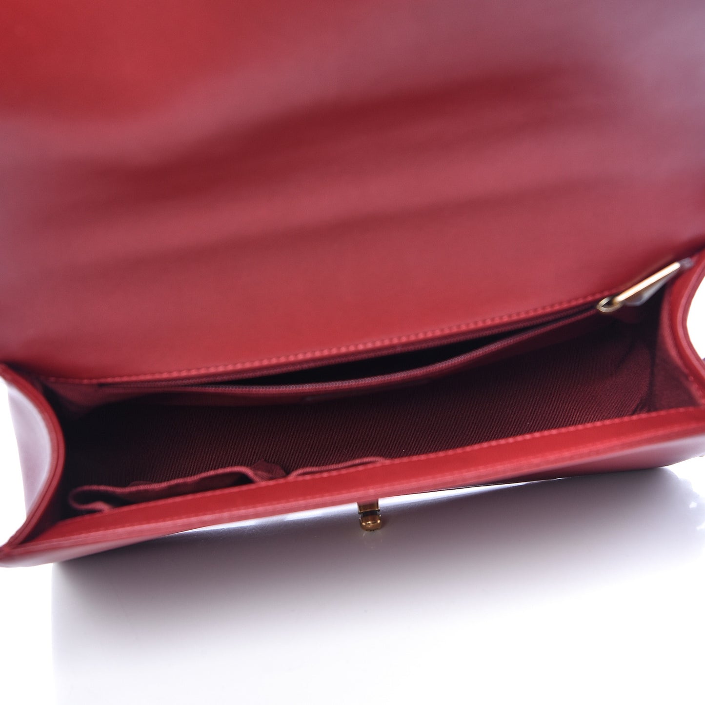 Lambskin Quilted New Medium Boy Flap Dark Red