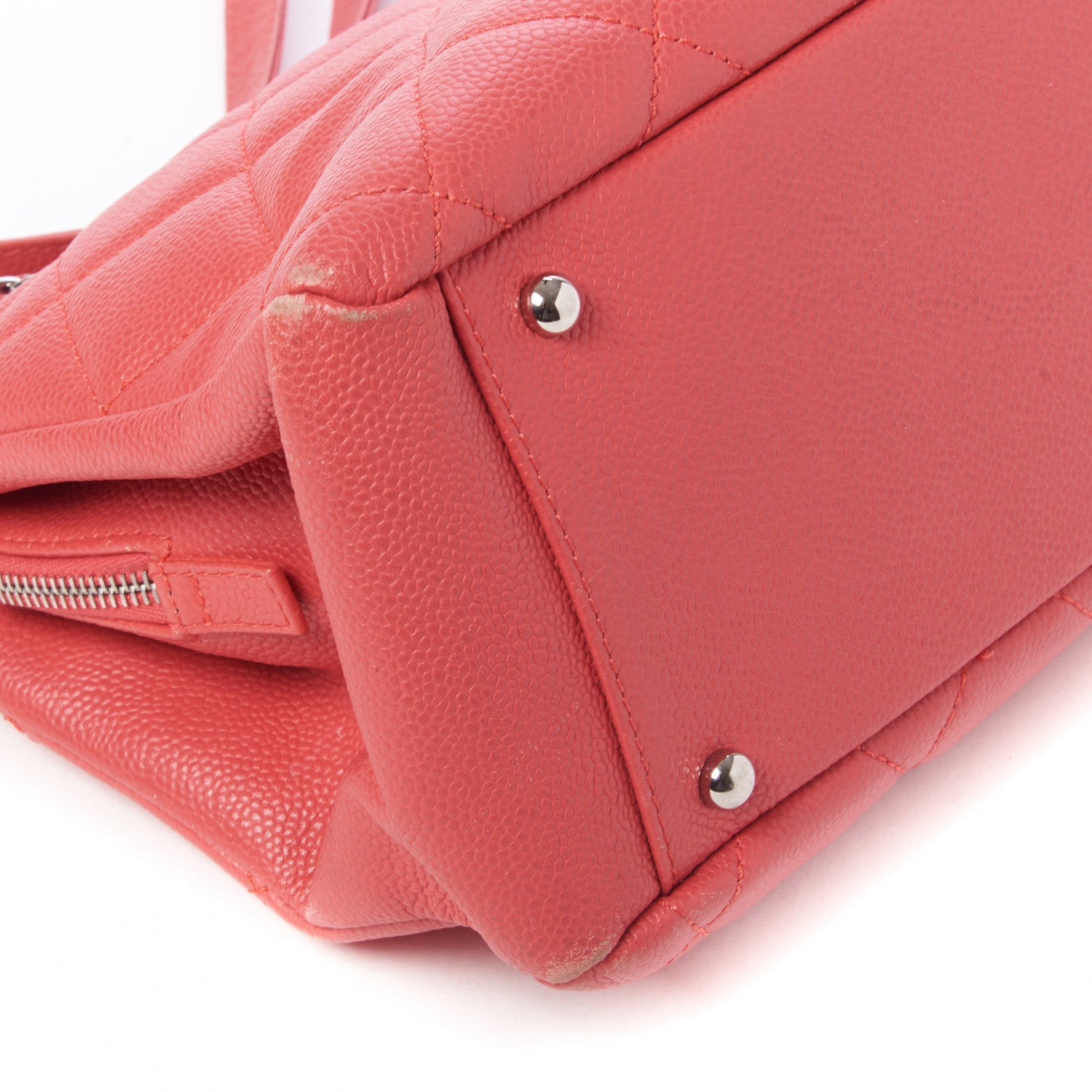 Chanel Caviar Quilted Timeless CC Soft Tote Pink 6 of 10