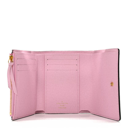 Louis Vuitton Monogram 2021 Christmas Animation Japanese Garden Victorine Wallet Wisteria Pink 5 of 13