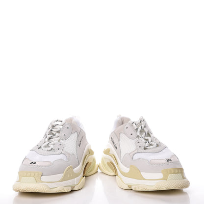 Balenciaga Fabric Mesh Mens Triple S Sneakers 39 White 6 of 24