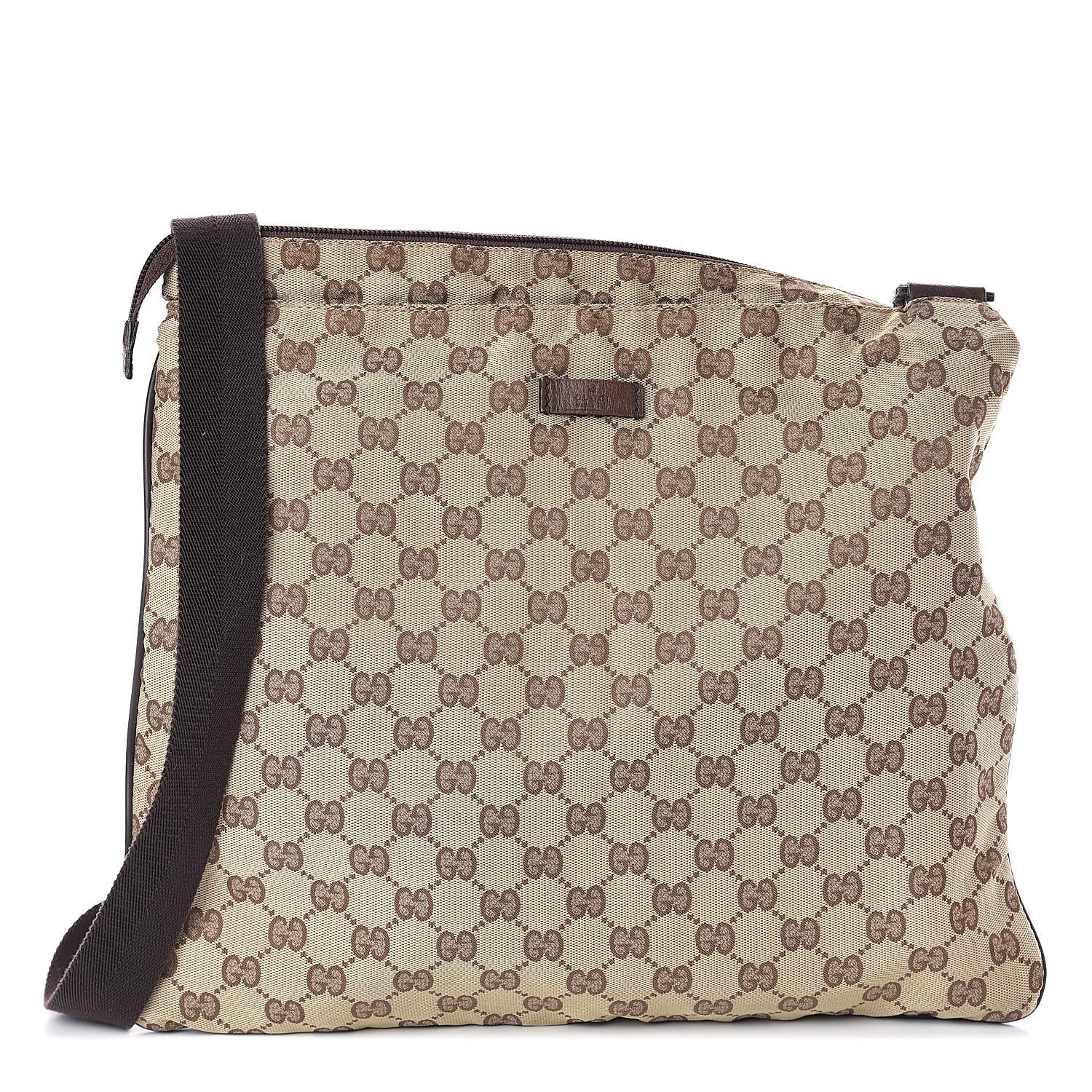 Gucci Monogram Messenger Dark Brown 1 of 11