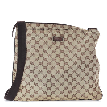 Gucci Monogram Messenger Dark Brown 1 of 11