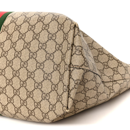 Gucci GG Supreme Monogram Medium Ophidia Shopping Tote Brown 11 of 16