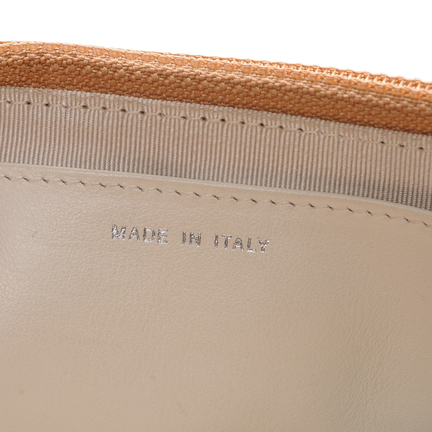 Chanel Calfskin Quilt Embossed CC Wallet On Chain WOC Beige 7 of 12