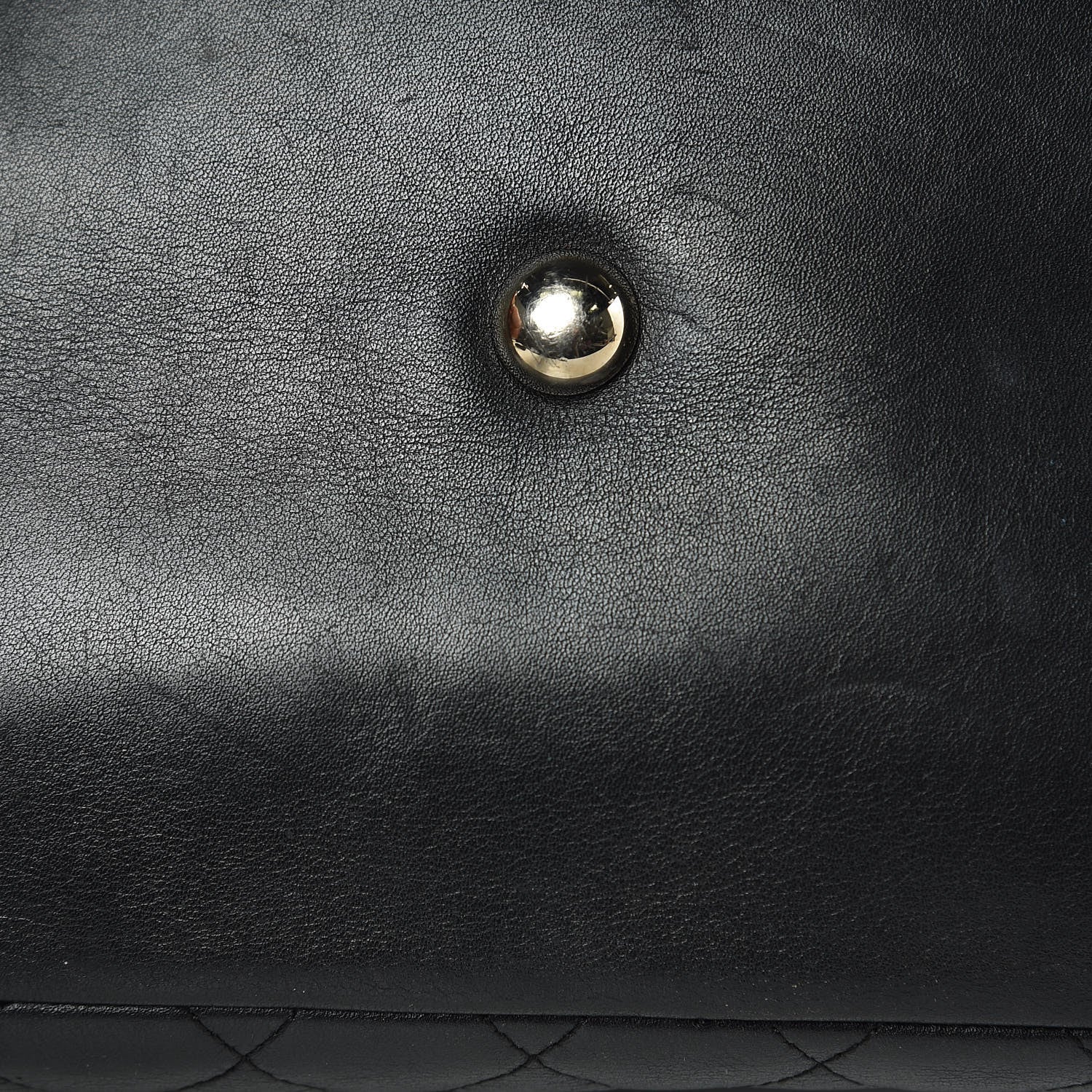 Chanel Calfskin Quilted Large Cambon Tote Black White 14 of 21
