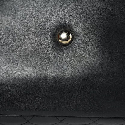 Chanel Calfskin Quilted Large Cambon Tote Black White 14 of 21