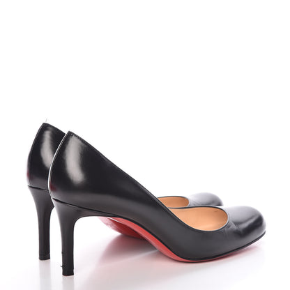 Christian Louboutin Shiny Nappa Simple 70 Pumps 37 Black 4 of 12