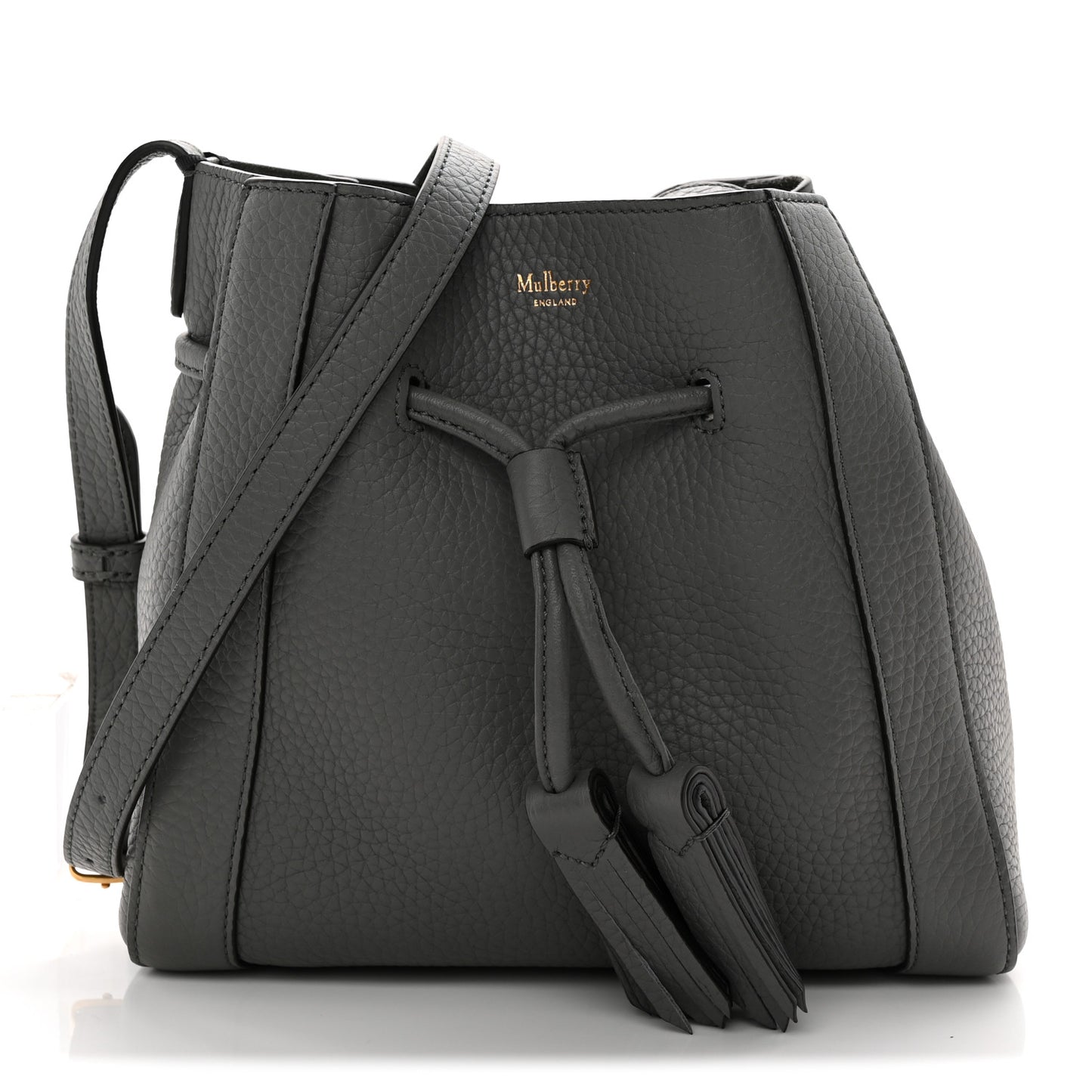 Heavy Grain Calfskin Mini Millie Charcoal
