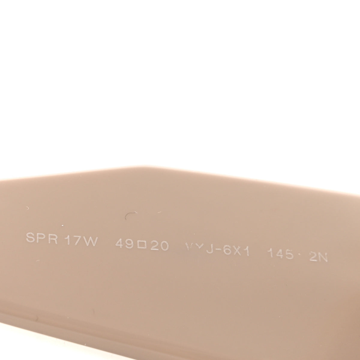 Acetate Symbole Sunglasses SPR 17W Plum Beige