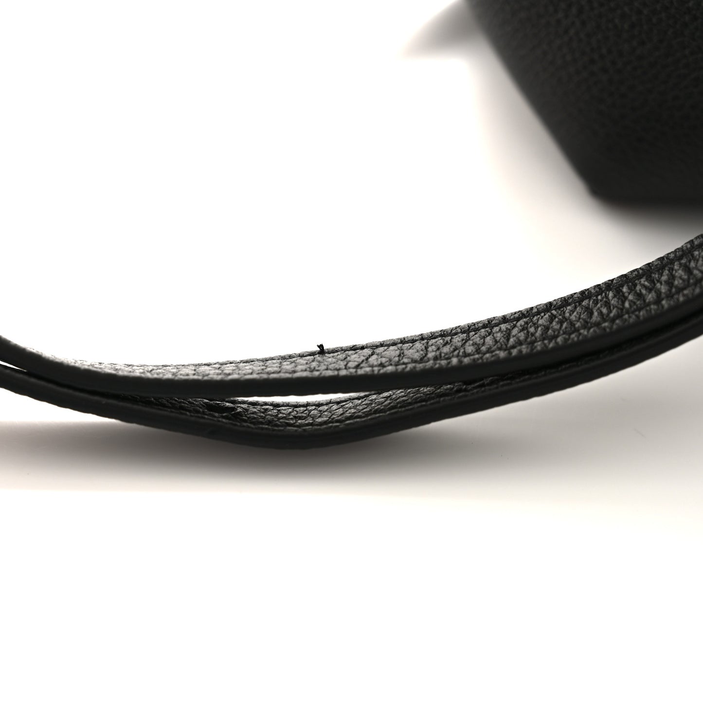 Grained Calfskin Triomphe Mini Cabas Anais Black