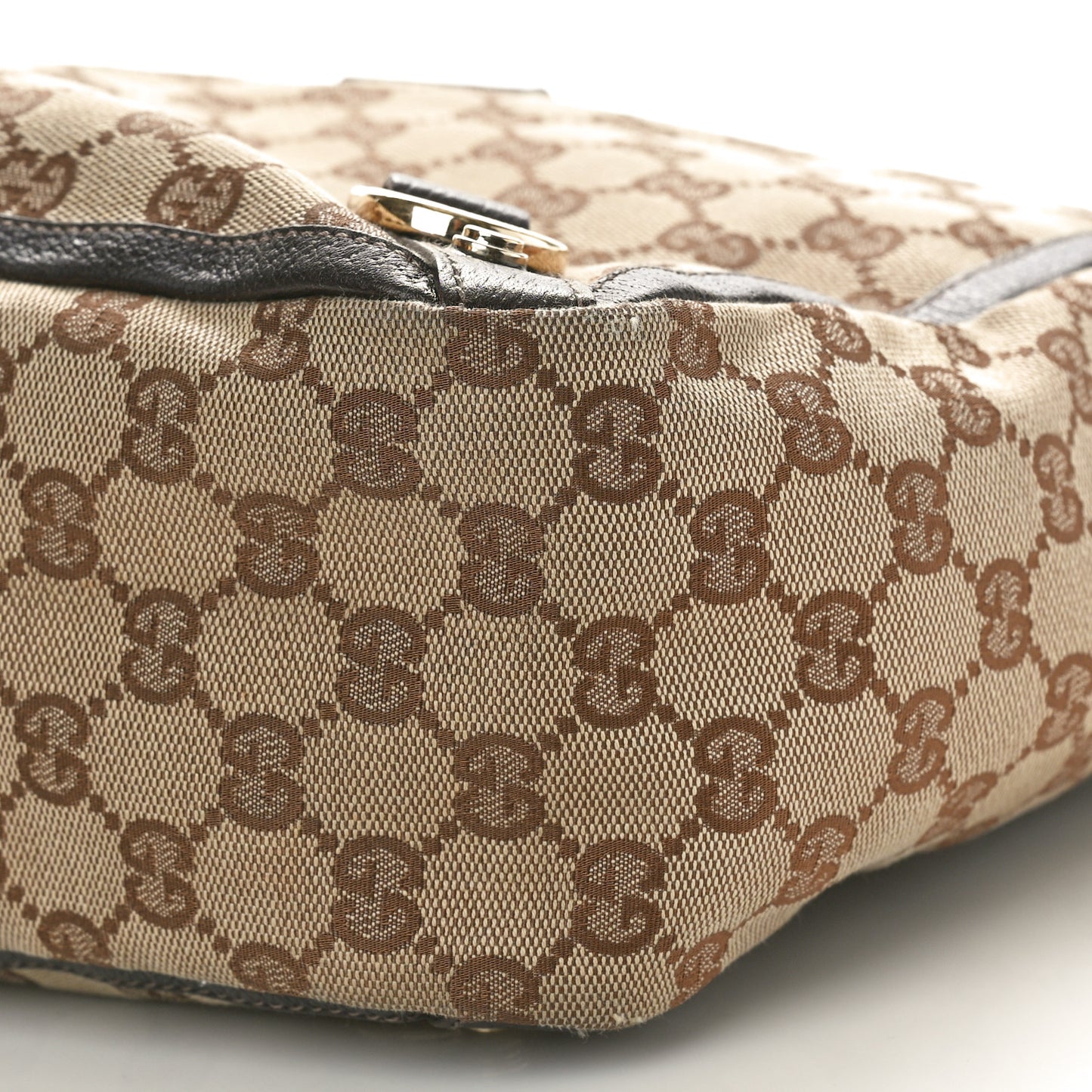 Monogram Abbey Small Tote Dark Brown