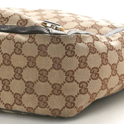 Gucci Monogram Abbey Small Tote Dark Brown 10 of 10
